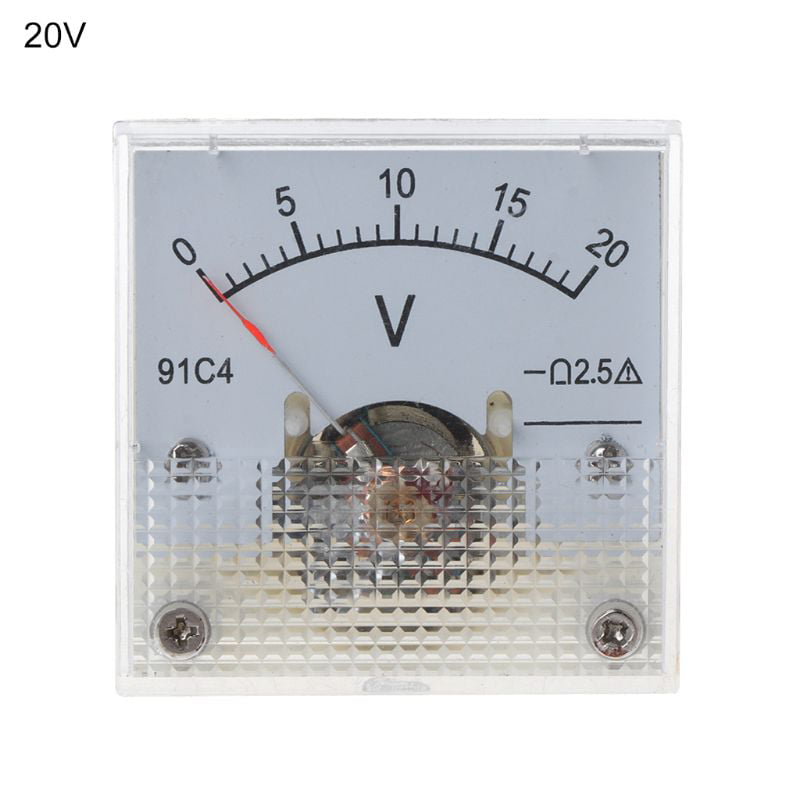 analog mechanischer Zeiger Typ 3/5/10/15/20/30/50/100/150/250 V Ycncixwd 91C4 Gleichstrom-Voltmeter Spannungsmesser