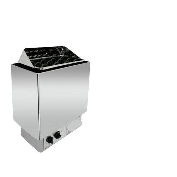 Chauffage de Sauna en Acier Inoxydable, Poêle de Sauna Électrique, Équipement de Sauna Domestique et Commercial pour Pièce, Installation Sans Effort