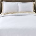 thumbnail image 3 of Better Homes & Gardens 3-Piece Arctic White Cotton Percale Duvet Cover Set, Full/Queen, 3 of 14
