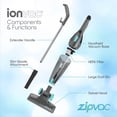 thumbnail image 3 of Ionvac ZipVac Corded Stick Vacuum, Multi-Surface 3-in-1 Upright/Handheld Vacuum Cleaner, Model #8842, 3 of 11
