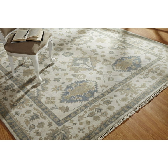K2 Floor Style Umbria Ivory Hand Made Wool Area Rug