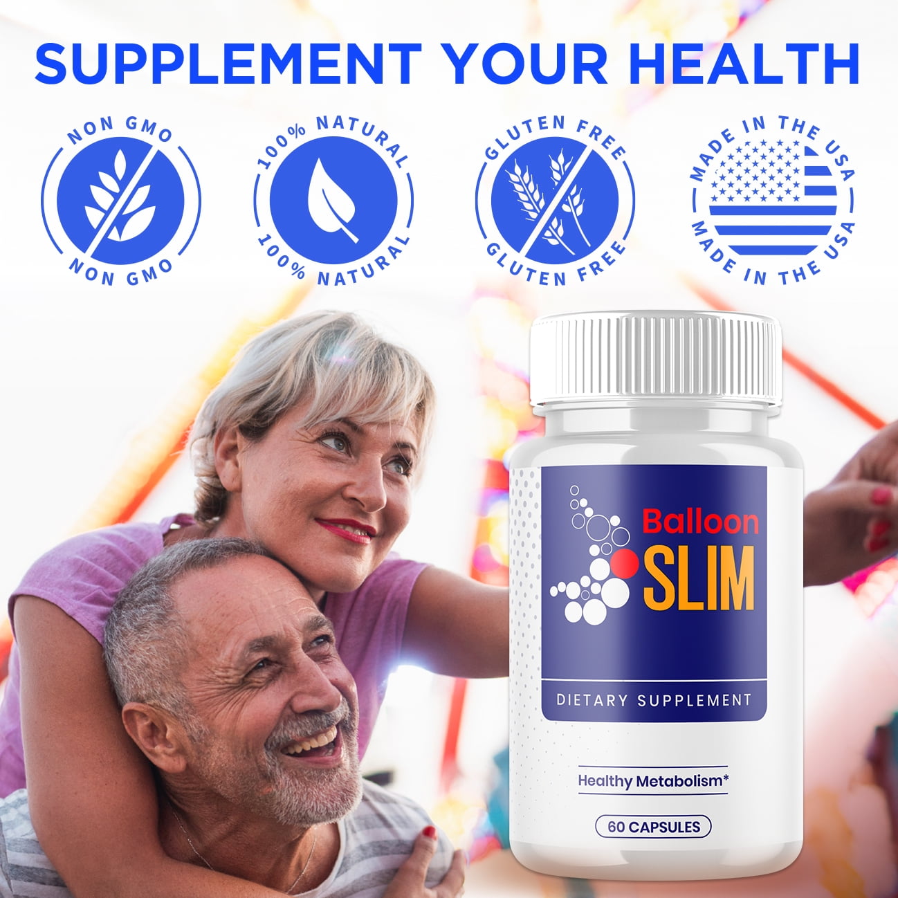 Balloon Slim Advanced Formula Pills Supporting Energy and Healthy Lifestyle BalloonSlim 120 Capsules