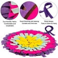 thumbnail image 5 of vocheer 18" Dog Snuffle Mat for Foraging Feeding Smell Training Interactive Game Mat, Dark Purple, 5 of 9