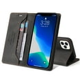 thumbnail image 3 of Nalacover Wallet Case for iPhone 14 Pro Max with RFID Blocking Skin-Friendly PU Leather Flip Cover, Business Soft Silicone Shockproof Card Slots Holder Magnetic Closure Kickstand Case,Black, 3 of 9