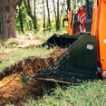 Titan Attachments 72 Skid Steer Dirt Bucket V2, 1/8 Thick Structural Steel 04 Eko