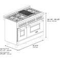 thumbnail image 5 of Zline Rasz-Blm-48-G Autograph Edition 48" Wide 6 Cu. Ft. Free Standing Fingerprint, 5 of 7