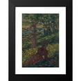 thumbnail image 2 of Georges Seurat 11x14 Black Modern Framed Museum Art Print Titled - Woman in a Park, 2 of 5
