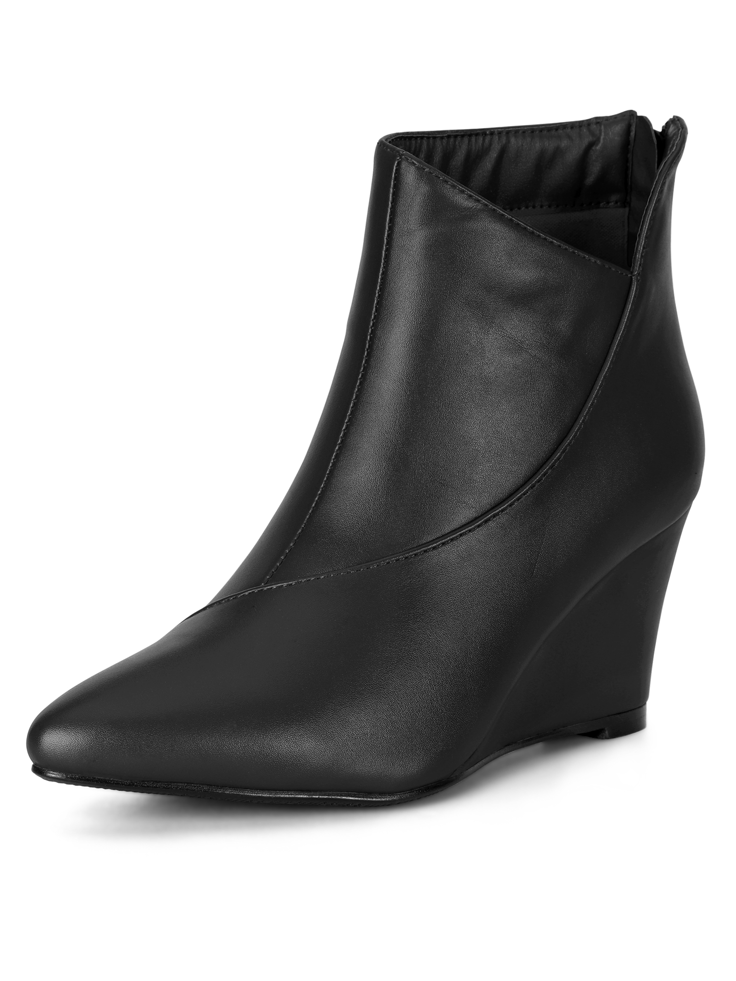 Wedge Heel Ankle Booties 