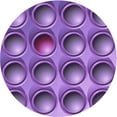 thumbnail image 1 of Ahgly Company Indoor Round Patterned Heliotrope Purple Area Rugs, 5' Round, 1 of 6