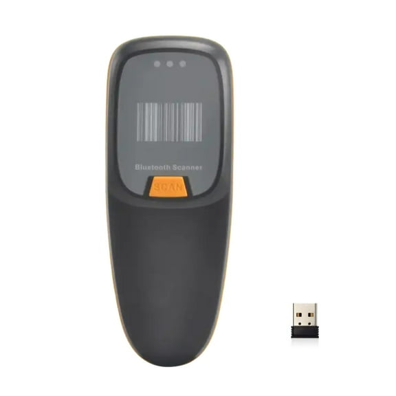 XIANJINO Bluetooth Mini 1D 2dBarcode Scanner, 3-in-1 Portable Wireless 2D COMS Bar Code Reader for Tablet iPhone Android Windows Mac Pos XJ-9602