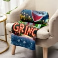 thumbnail image 3 of Merry Christmas - Personalized Stole Christmas Blanket, 3 of 7