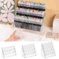 thumbnail image 2 of Sticker Display Stand for Vendors, 5 Tiers 25 Pockets Sticker Holder Display, Sticker Organizer Shelf for Craft Fairs, Vendors, Small Business Booth & Desktop, 2 of 8