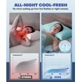 thumbnail image 3 of Funda de almohada refrescante Rifens Ice Cooling para personas que duermen en caliente King, 3 of 6