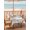 White, variant on Easter Outdoor Tablecloth - 60x102 Inch Rectangle Dining Table Cover, Spring Flowers Wreath Rabbit Budding Florals Waterproof Outdoor Table Cloth with Umbrella Hole & Zipper for Picnic/Patio/Party