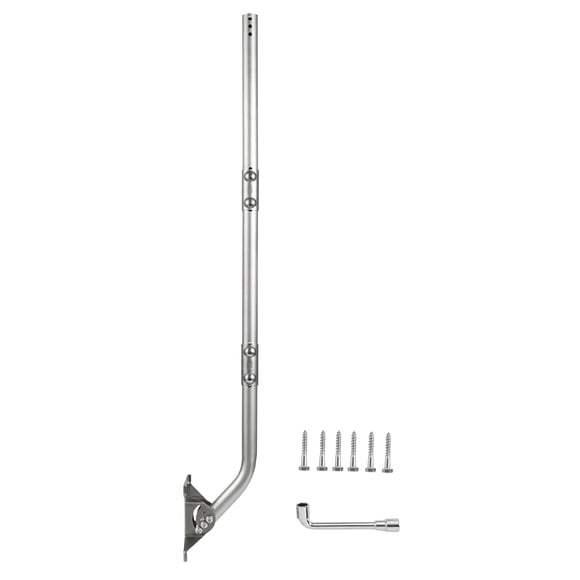 CEKAY Stainless Steel Antenna Mount (1.5" x 51"), Heavy-Duty Adjustable J-Pole Mast for TV Antenna, Starlink, Satellite Dish, or Weather Station, Uni