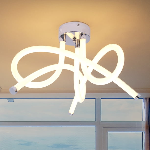 Lámpara De Araña De Luz De Techo De Acrílico De Alto Brillo, Diseño Moderno Para Sala De Estar, Dormitorio, Cocina Inevent HA026502-02