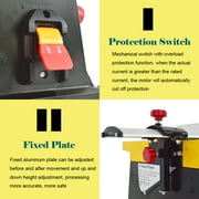 Techtongda 220V Portable 6 Woodworking Bench Planer Table Top Electric Tool