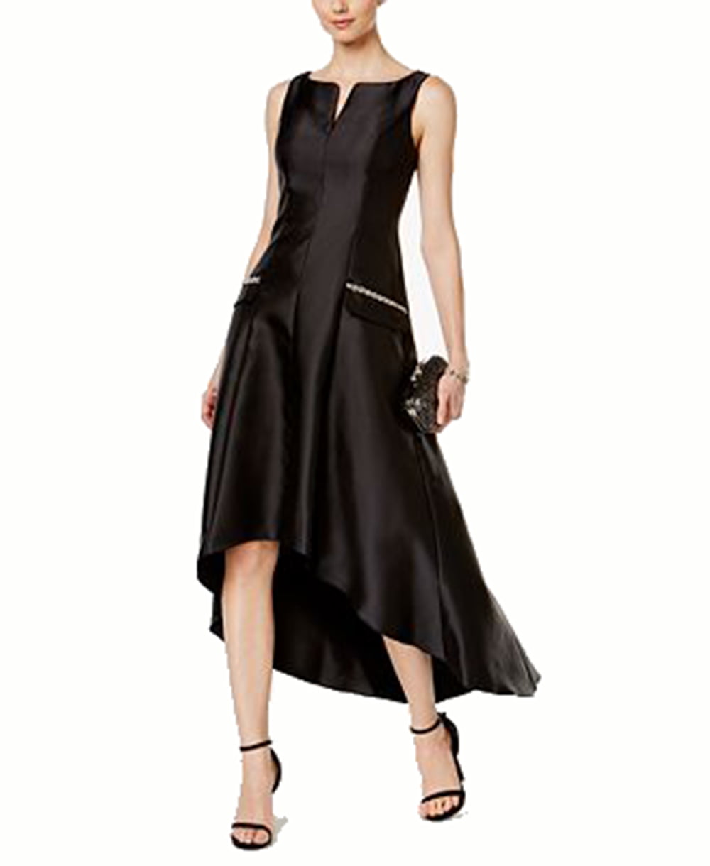 SL Fashions Embellished High-Low Gown, Black, 18 - Walmart.com