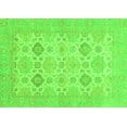 thumbnail image 1 of Ahgly Company Indoor Rectangle Abstract Green Modern Area Rugs, 4' x 6', 1 of 4