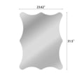 thumbnail image 6 of RADIANCE Goods Verical/Horizontal Hanging Rectangle Shaped Frameless Wall Mirror 32" Height, 6 of 6