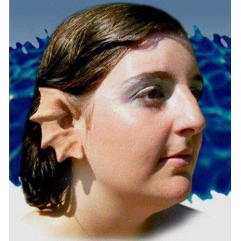 Halloween Latex Prosthetic Ears Merfolk Mermaid w/ Mehron Spirit Gum Remover Kit Halloween Latex Prosthetic Ears Merfolk Mermaid w/ Mehron Spirit Gum Remover Kit