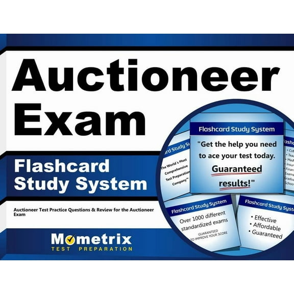 Auctioneer Exam Flashcard Study System : Auctioneer Test Practice Questions & Review for the Auctioneer Exam (Cards)