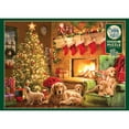 thumbnail image 2 of Cobble Hill 1,000 piece puzzle - Cozy Fireplace - reference poster included, 2 of 8