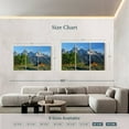 thumbnail image 3 of Elephant Stock Grand Teton Mountains Barn Wall Art - Horizontal Multi Panel Canvas - Living Room Wall Decor - Nature Multi Panel - Green And Blue Decor - 65" x 42", 3 of 4