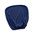 thumbnail image 2 of Office Chair Backrest Slipcover, Desk Chair Back Cover, Elastic Furniture Decor, Dark Blue, 2 of 9