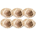 thumbnail image 4 of Miangastore 6Pcs Miniature Straw Hats Cocktail Cups Straw Hats Decors Straw Hat Modeling Cocktail Decors, 4 of 8