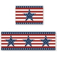 thumbnail image 2 of Stripes Stars Kitchen Rugs, Independence Day American Flag Kitchen Rug, 4th of July Decor Kitchen Mats for Floor, Kitchen Organization Non-Slip Kitchen Mat, Anti-Fatigue Mat Kitchen Decor Runner Rug, 2 of 6