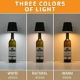 thumbnail image 3 of Wireless Bottle Lamp,Wireless Liquor Bottle Lamps Shade for Any Bottle,Rechargeable 3 Color Stepless Dimming LED Wine Lights,Touch Control Desk Kit for bar & Restaurant - Blue, 3 of 10