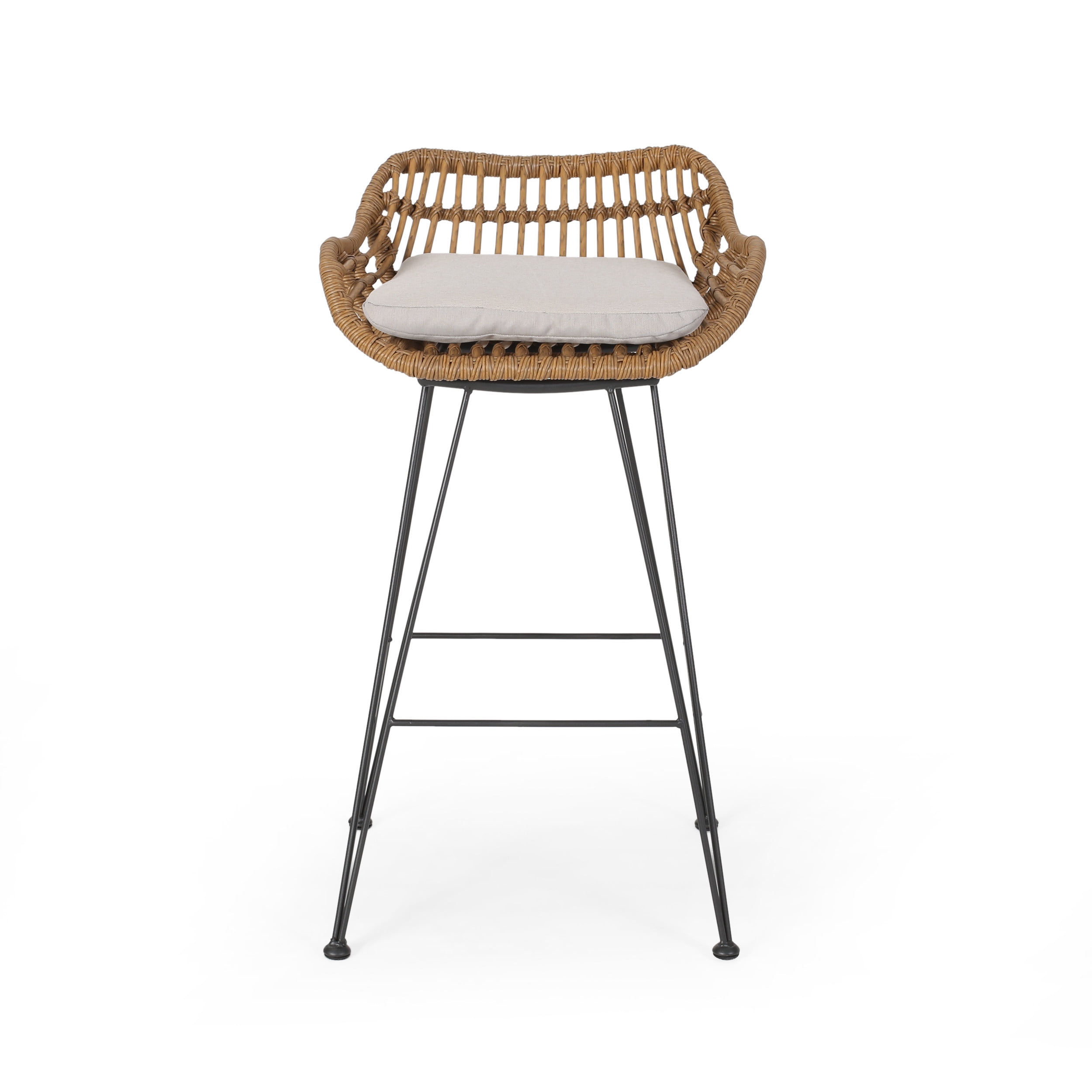 candance outdoor wicker barstools