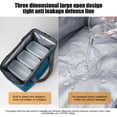 thumbnail image 5 of Lunch Bag Men, 10L Large Capacity Lunch Bags for Men Women- Reusable Insulated Leakproof Lunch Box Tote Bag, Cool Bags for Adults,Thermal Cooler Bag for Work Picnic Travel, Blue, 5 of 8