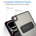 thumbnail image 5 of Case for iPad Pro 12.9" 2022/2018/2020/2021, with Built-in Kickstand Shockproof Rugged Skin-Feel Cover, Slim Military Grade Drop Protection Cover for iPad Pro 12.9" 2022/2018/2020/2021, Black, 5 of 7