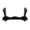 Gloss Black - Tabletop, variant on HMS 2-Tier Katana Wall Mount Display Stand, Black Piano Lacquered Wood Sword Wall Rack with Red Felt for Katana Wakizashi Tanto