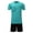 Lake Blue, variant on Mens Referee Jersey Soccer Official Ref Uniform Short Sleeve Tee Shirts and Sport Booty Yellow XXL