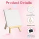 thumbnail image 3 of Mini Canvases with Easel Sets 32 Pack,4x4In Art Canvases Painting Kit, 3 of 5
