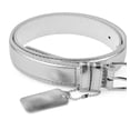 thumbnail image 3 of Womens Chic Dress Belt Bonded Leather Polished Buckle, 3 of 4