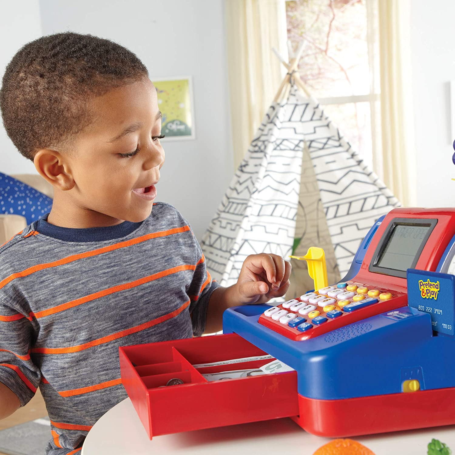 Learning resources pretend and play teaching cash register 2025