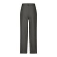 thumbnail image 6 of Sevevn Fashion Pants Ladies Cargo Pants Pocket Pants Solid Women Pants Full Length Pants Holiday Gift Finder Gray L, 6 of 7
