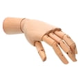 thumbnail image 4 of Unique Bargains 7' Wooden Hand Model, Artist Mannequin Left Hand Model Flexible Movable Manikin Jointed Figure, 4 of 6