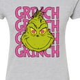 thumbnail image 3 of The Grinch - Grinch Stacked - Juniors Fitted Graphic T-Shirt, 3 of 5