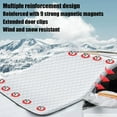 thumbnail image 2 of 4-Layer Magnetic Windshield Cover for Car, Universal Windshield Cover for Ice and Snow, Windshield Frost Protector Cover with Side Window and Rearview Mirror Protector, 2 of 6