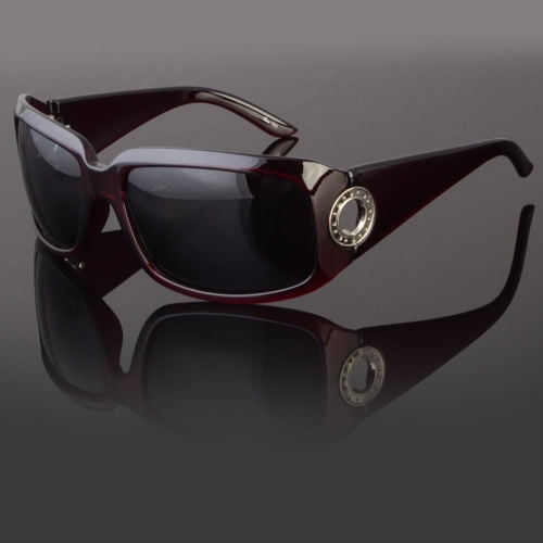Womens Polarized Wrap Around Sunglasses Anti Glare Lens Vintage Retro