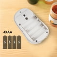 thumbnail image 3 of Kratax One Touch Can Opener: Auto Stop When Finished, Ergonomic, Smooth Edge, Food-Safe, Battery Operated Can Opener, Red Electric Can Opener, 3 of 10