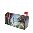 thumbnail image 3 of Mailbox Covers, Parisian Cafe With Eiffel Welcome Cute Mailbox Cover Magnetic Standard Size 21" x 18", Decorative Mailbox Covers Post Letter Box Wrap Cover Decor for Outdoors, 3 of 7
