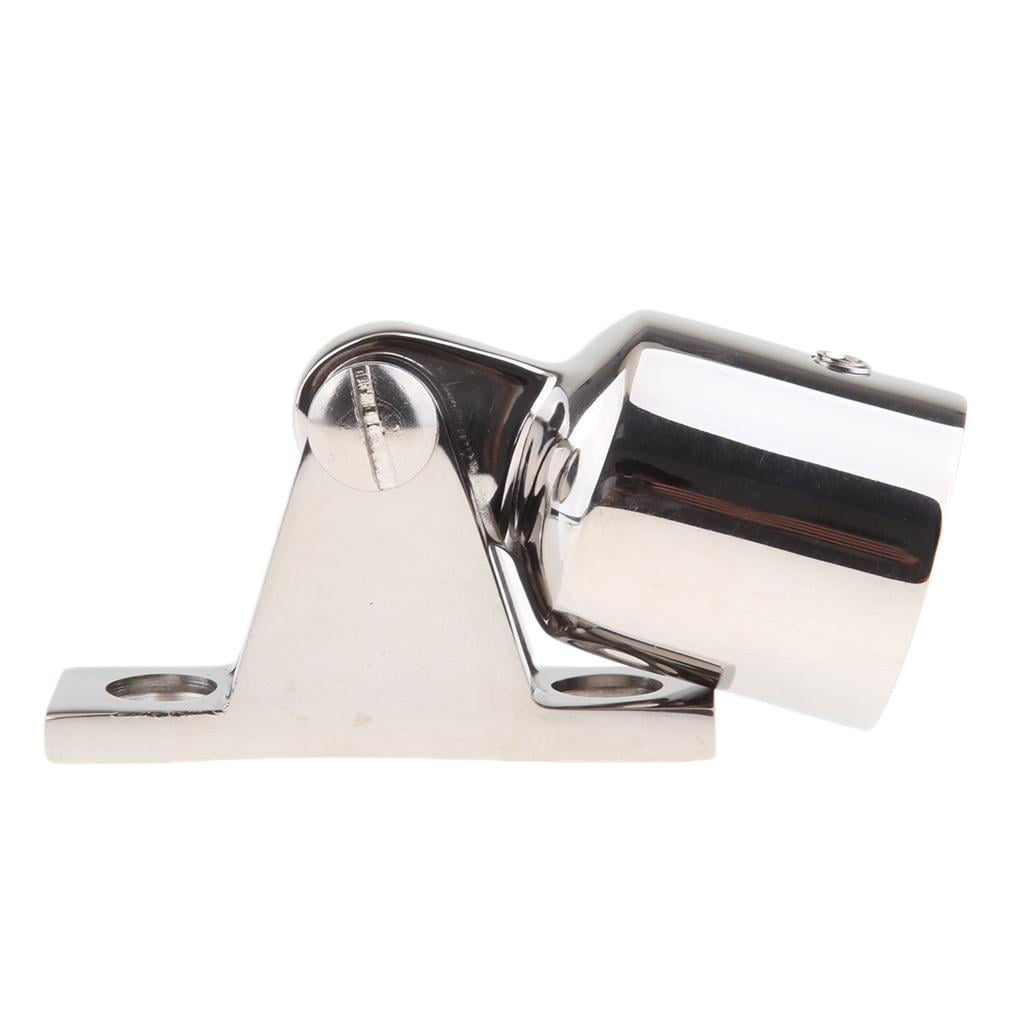 1x Professional 25mm Stainless Steel Deck Hinge Deck Mount for Bimini Tops 
