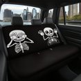 thumbnail image 7 of Uourmeti Rear Seats Protectors for Car Accessories Interior Car Interior, Cute Skeleton Pattern 2 Pack Back Seat Protectors Waterproof Non-Slip, 7 of 7