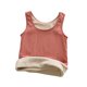 thumbnail image 2 of Puntoco Camisola ajustada para mujer, cuello redondo, color liso, con encaje de terciopelo, cuello redondo grueso, 2 of 5